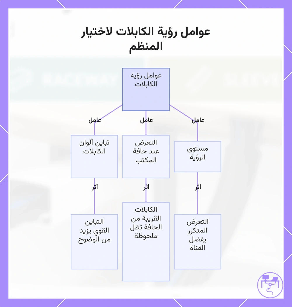 عوامل رؤية الكابلات لاختيار المنظم