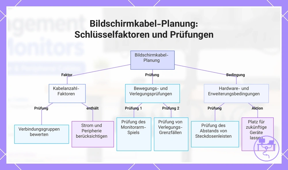 Bildschirmkabel-Planung: Schlüsselfaktoren und Prüfungen