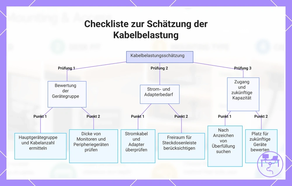Checkliste zur Schätzung der Kabelbelastung