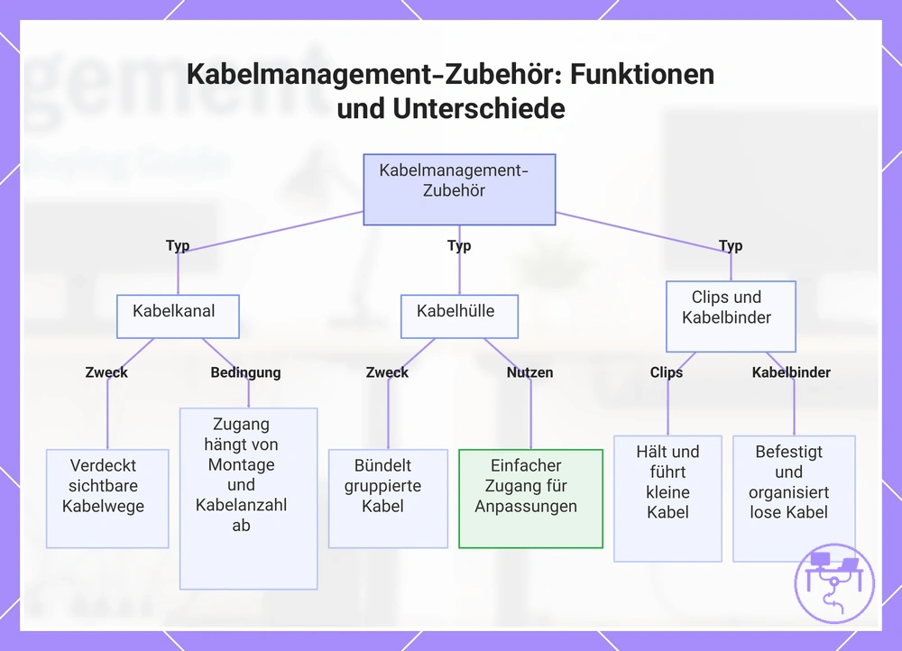 Kabelmanagement-Zubehör: Funktionen und Unterschiede