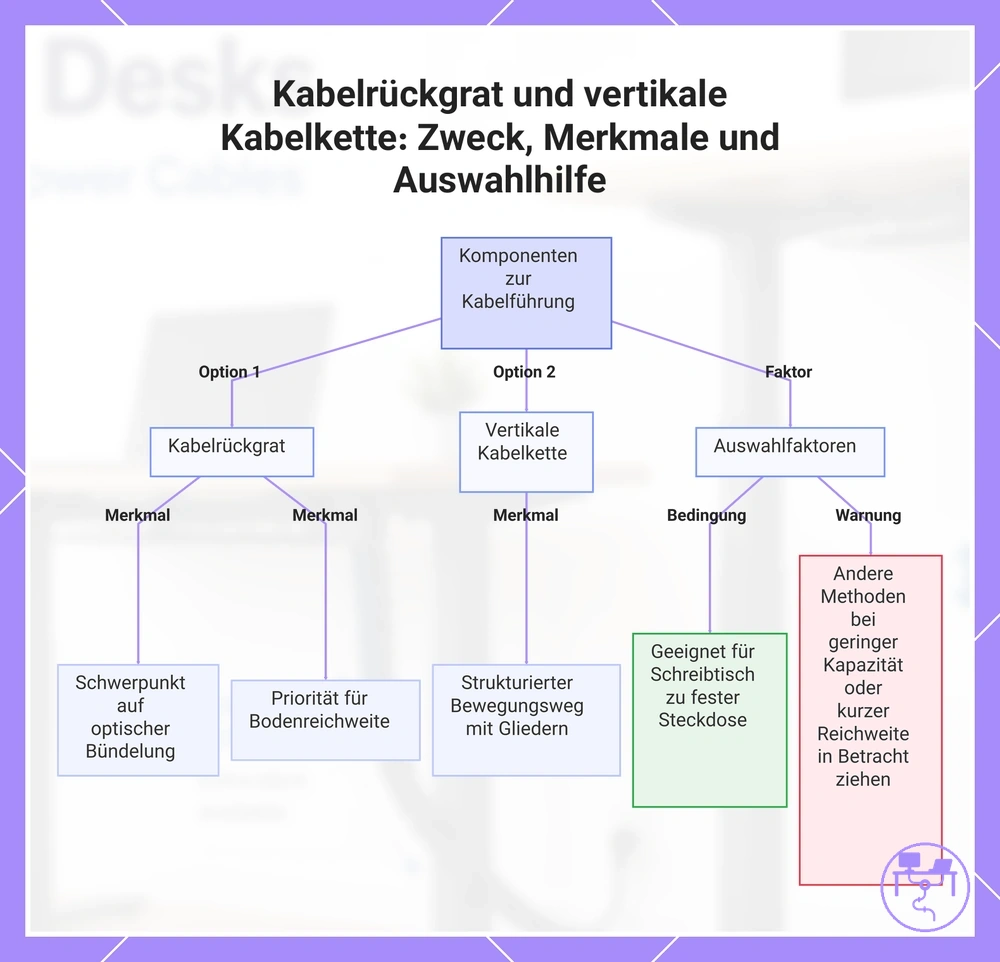 Kabelrückgrat und vertikale Kabelkette: Zweck, Merkmale und Auswahlhilfe