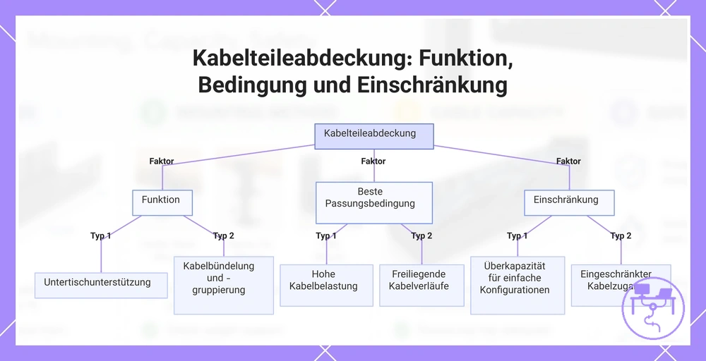 Kabelteileabdeckung: Funktion, Bedingung und Einschränkung