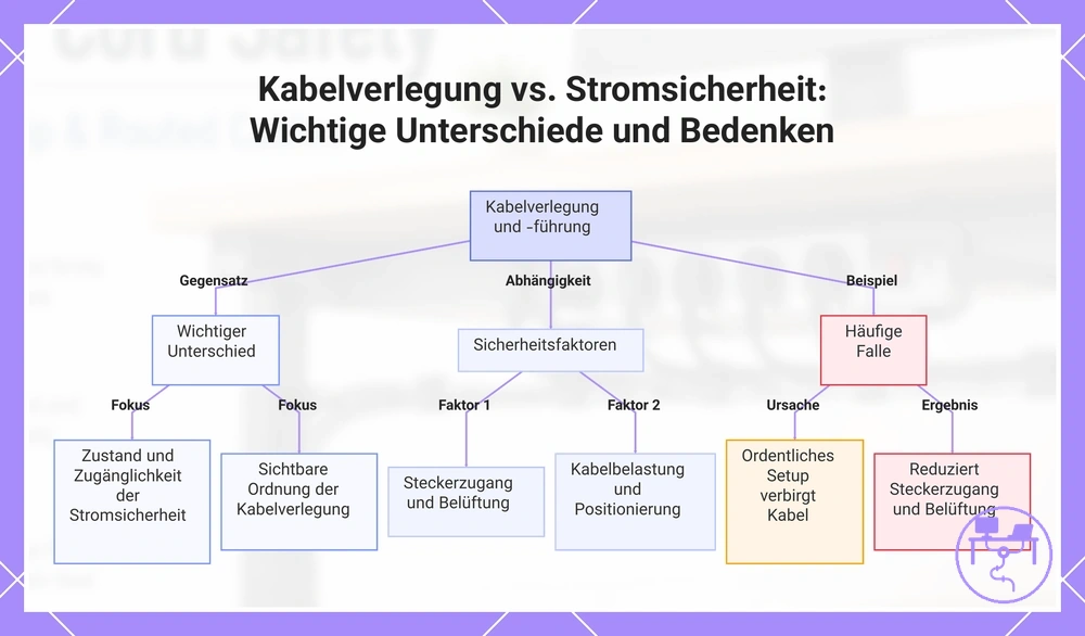 Kabelverlegung vs. Stromsicherheit: Wichtige Unterschiede und Bedenken