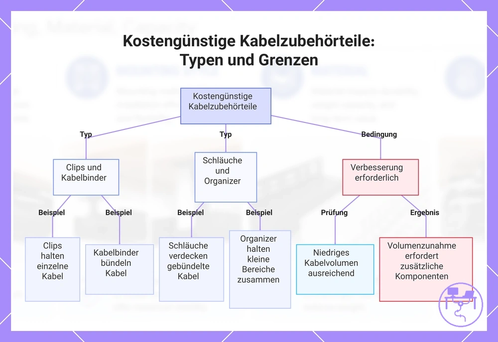 Kostengünstige Kabelzubehörteile: Typen und Grenzen