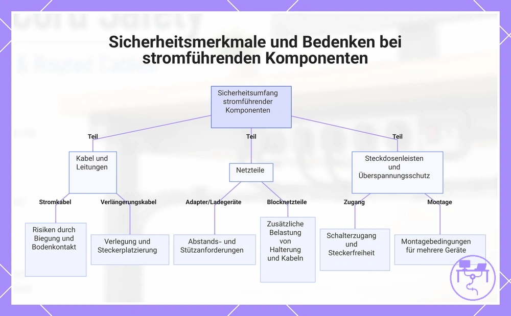 Sicherheitsmerkmale und Bedenken bei stromführenden Komponenten