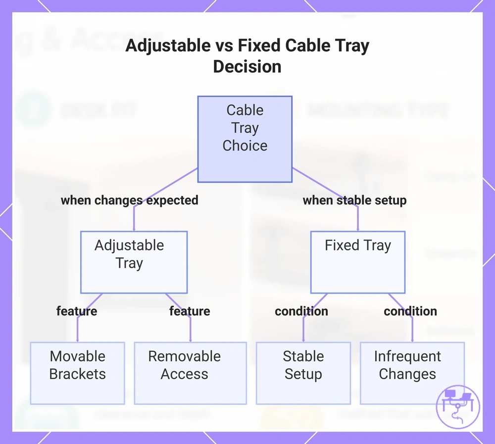 Adjustable vs Fixed Cable Tray Decision