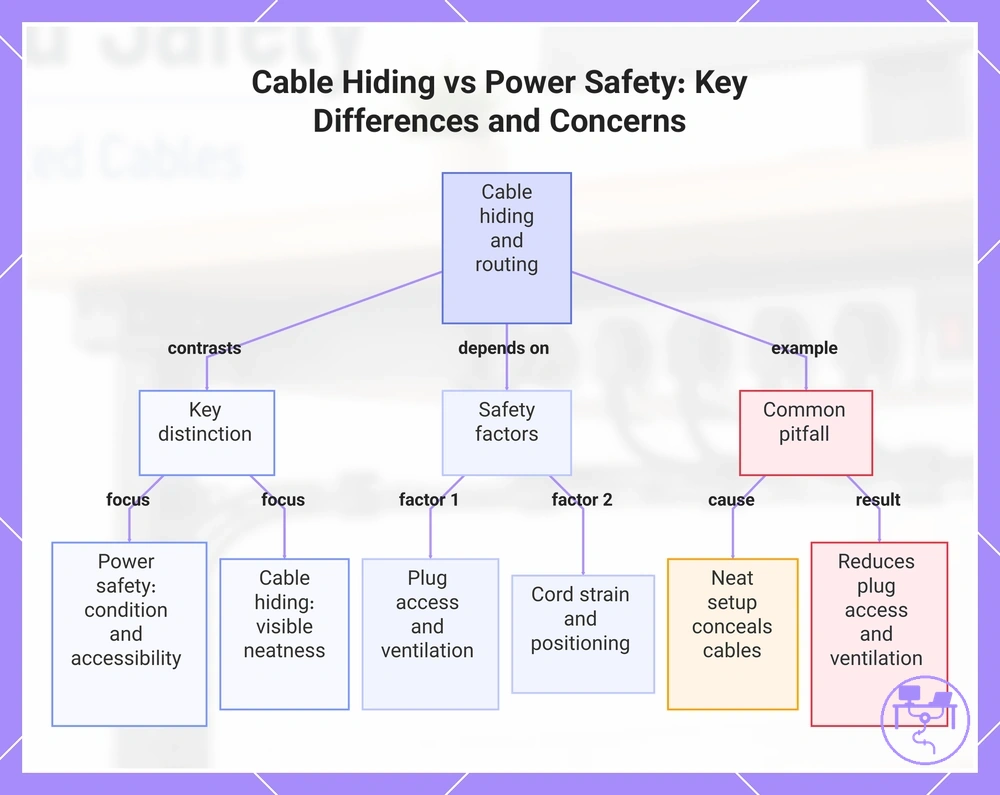 Cable Hiding vs Power Safety: Key Differences and Concerns