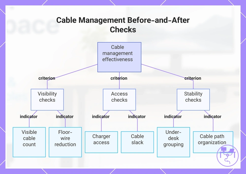 Cable Management Before-and-After Checks
