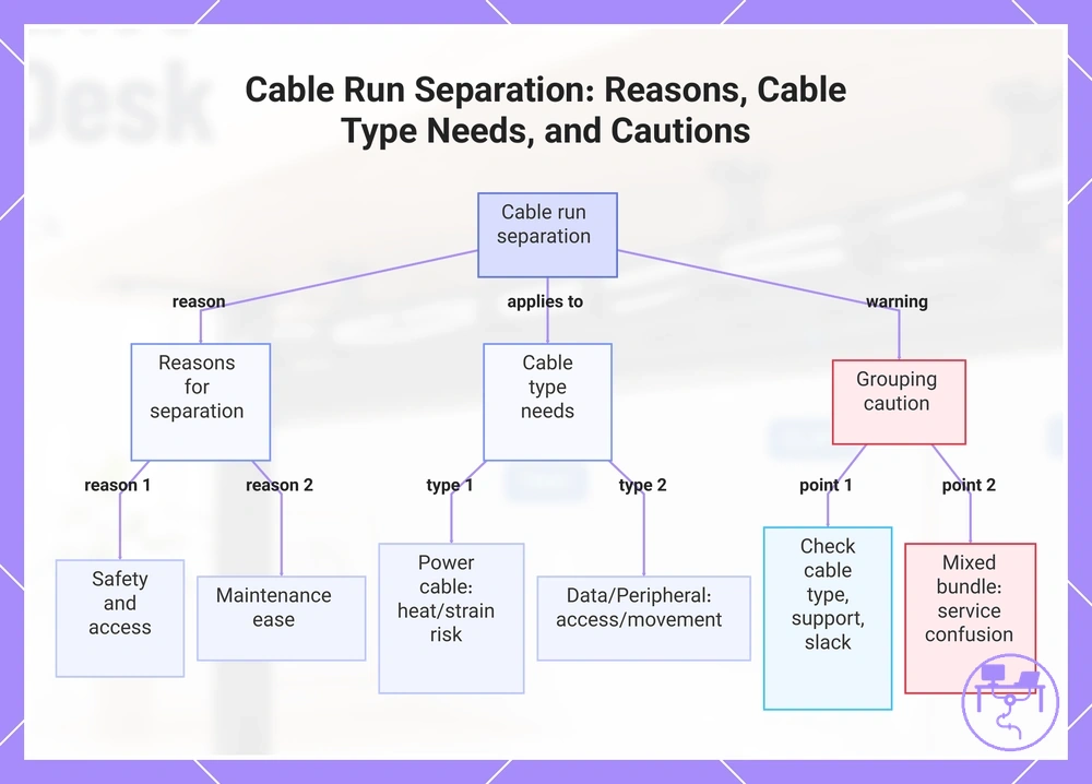 Cable Run Separation: Reasons, Cable Type Needs, and Cautions