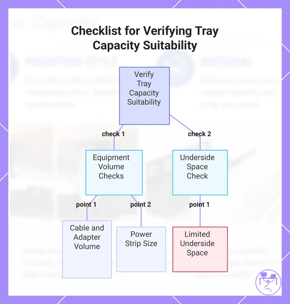 Checklist for Verifying Tray Capacity Suitability