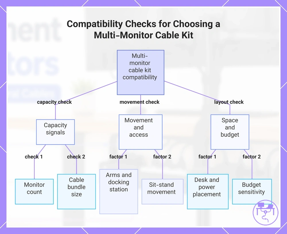 Compatibility Checks for Choosing a Multi-Monitor Cable Kit