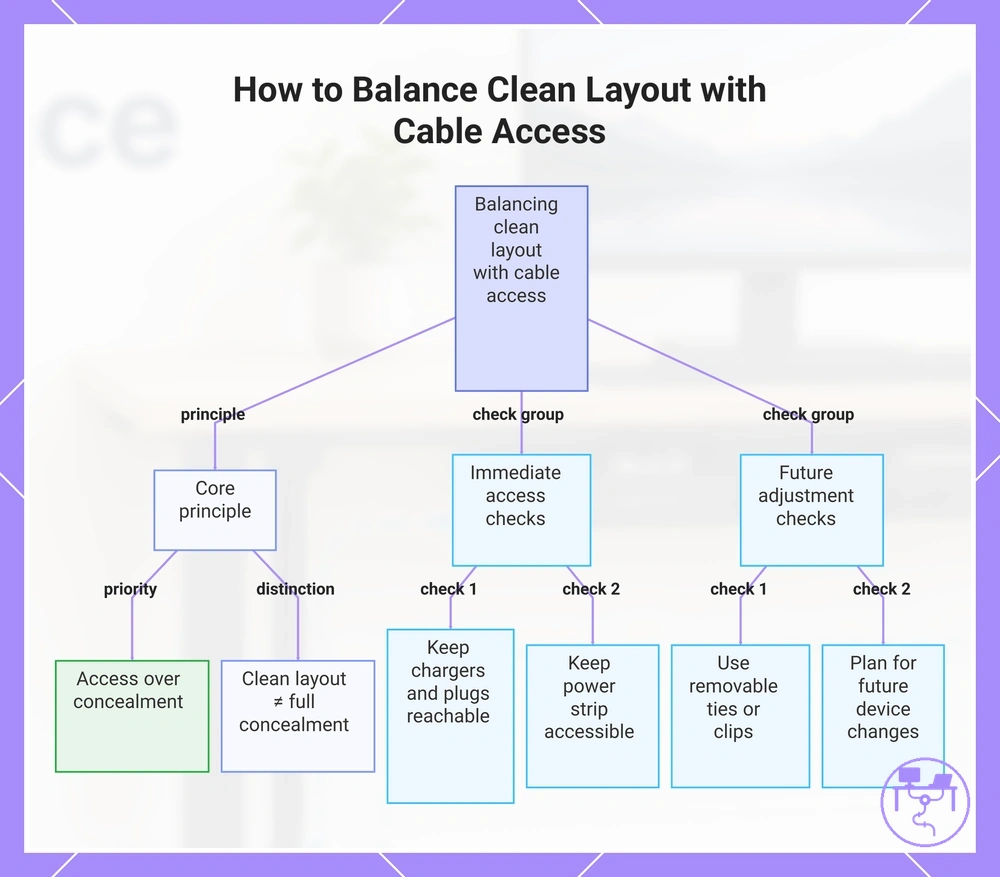 How to Balance Clean Layout with Cable Access