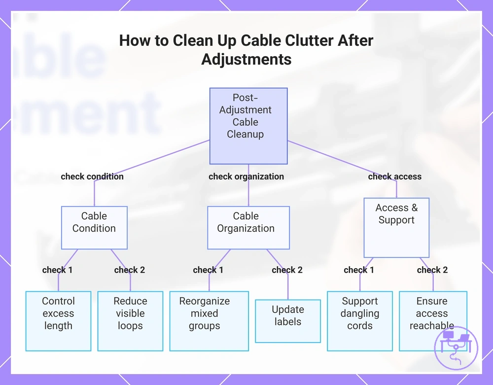 How to Clean Up Cable Clutter After Adjustments