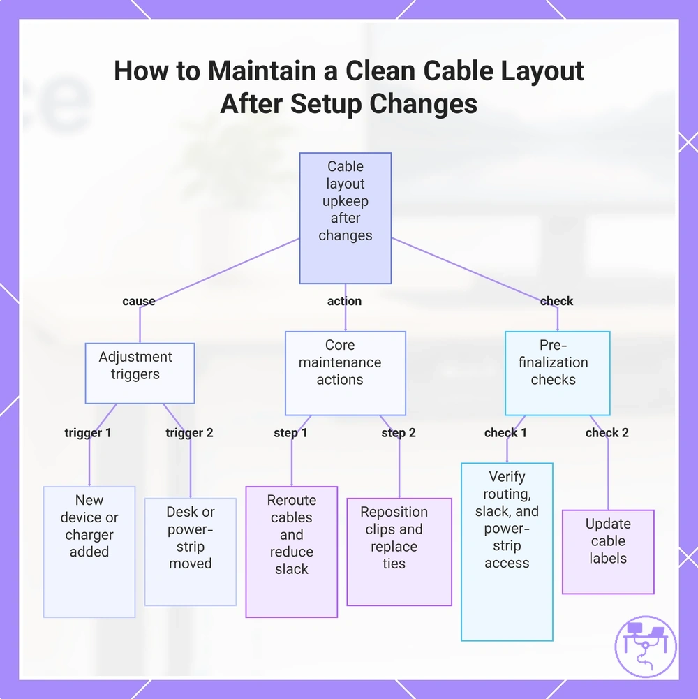 How to Maintain a Clean Cable Layout After Setup Changes