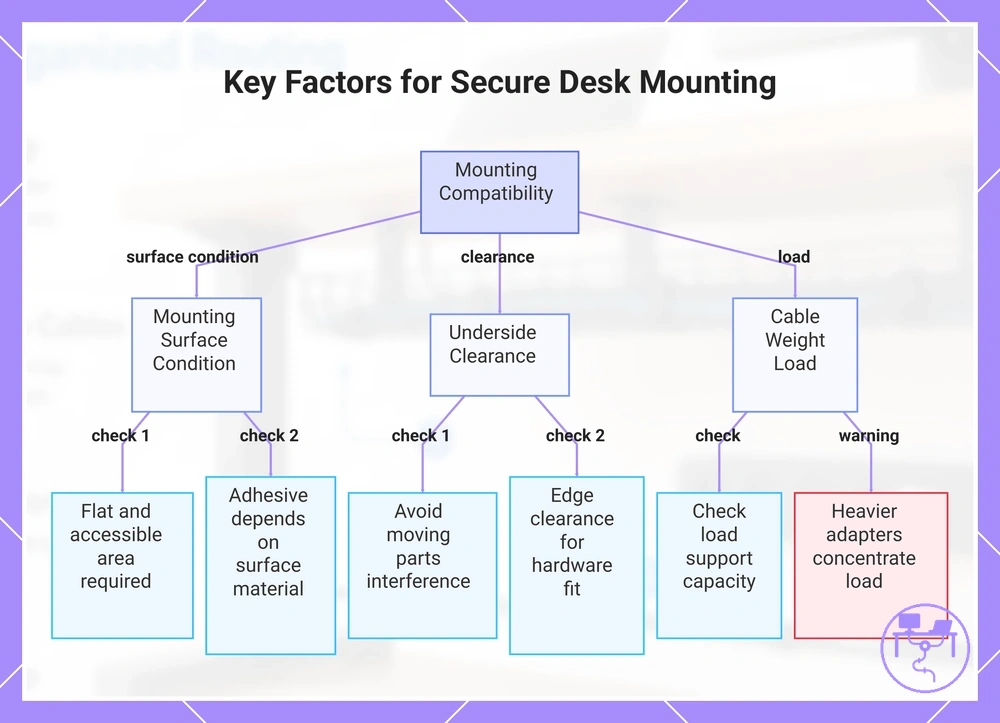 Key Factors for Secure Desk Mounting