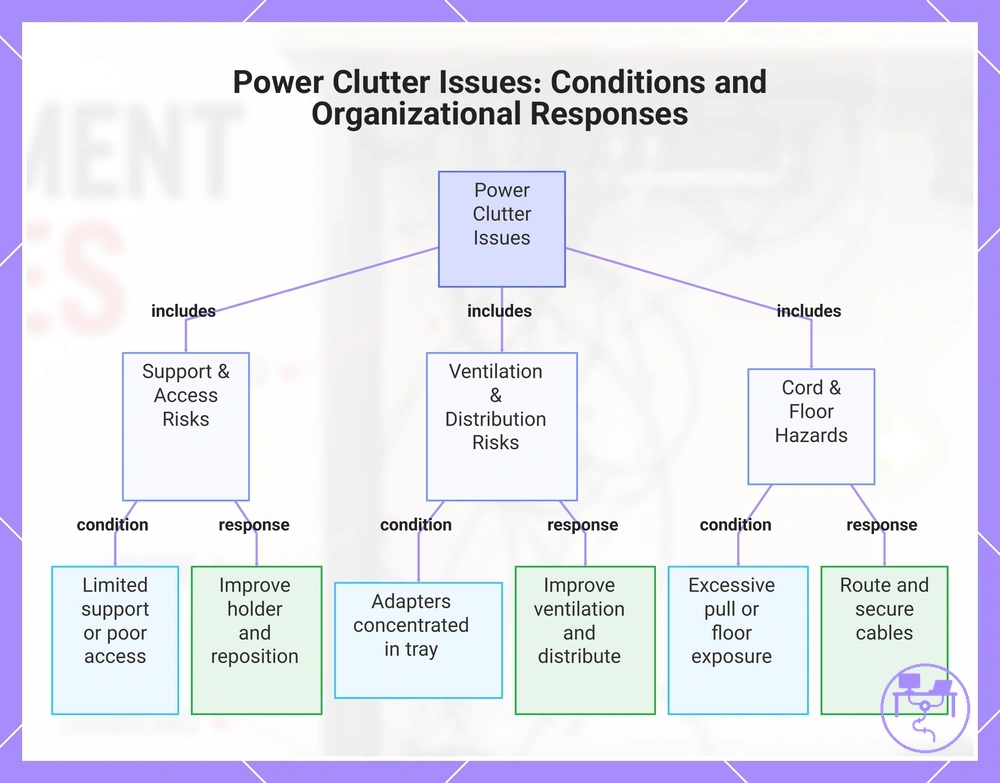 Power Clutter Issues: Conditions and Organizational Responses