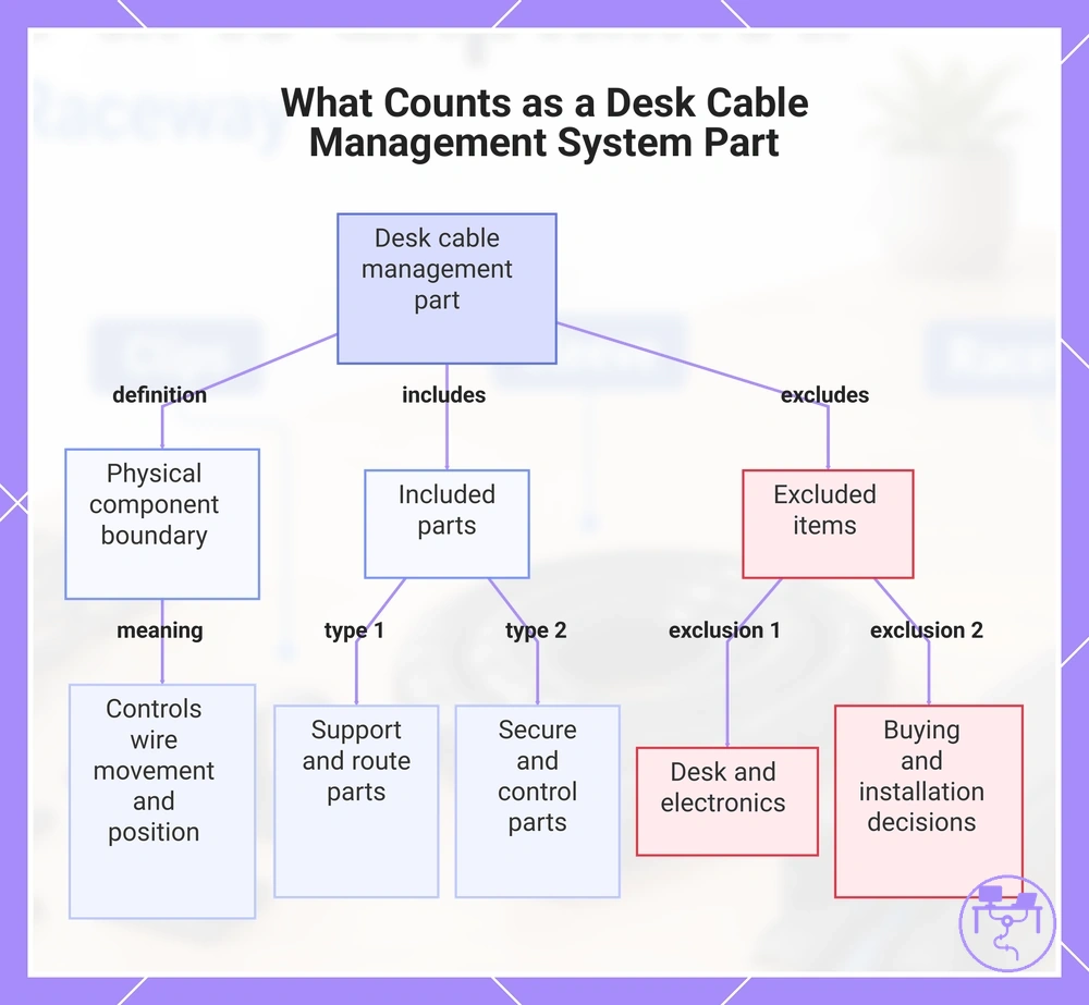 What Counts as a Desk Cable Management System Part