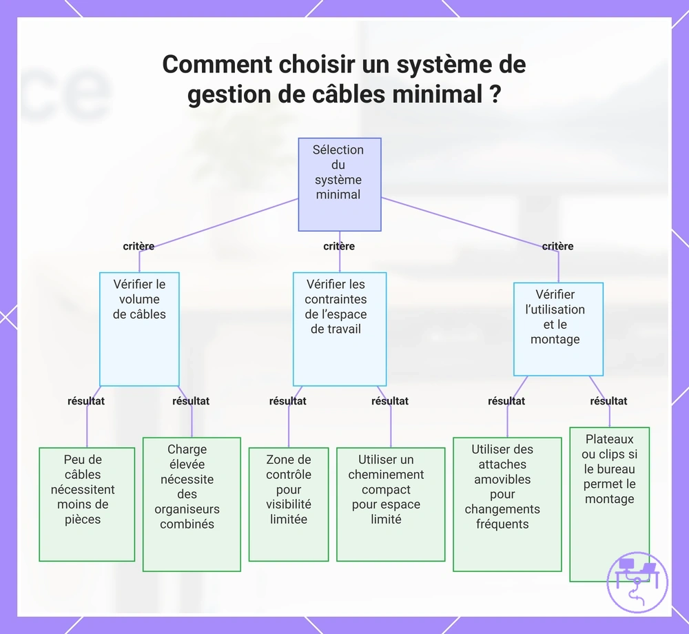Comment choisir un système de gestion de câbles minimal ?