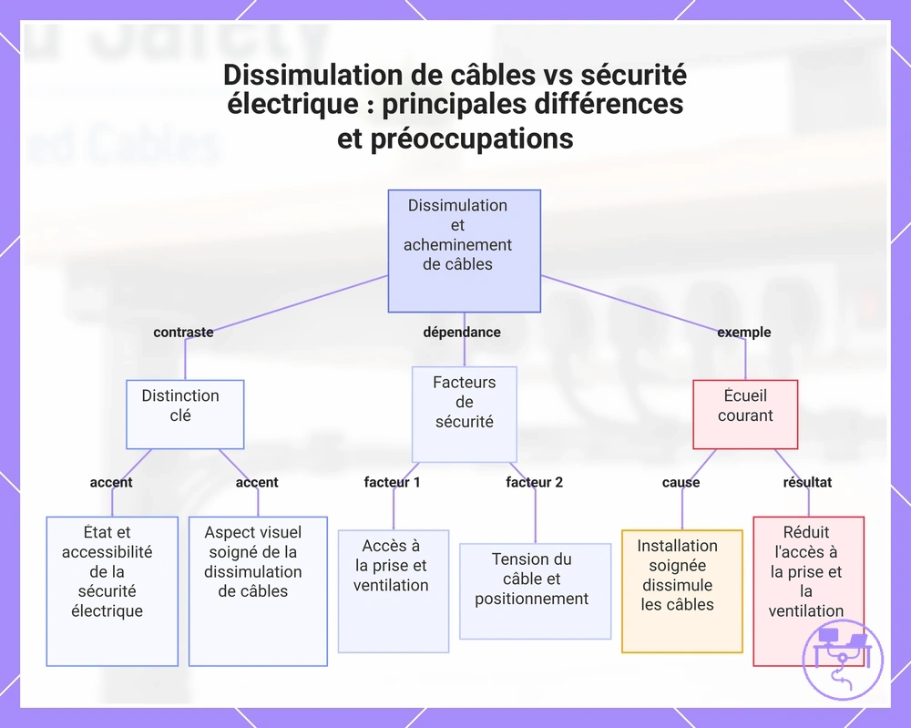 Dissimulation de câbles vs sécurité électrique : principales différences et préoccupations