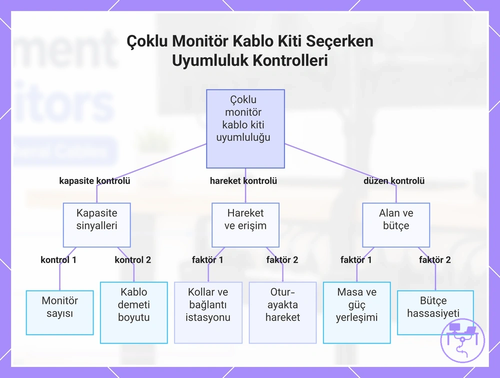 Çoklu Monitör Kablo Kiti Seçerken Uyumluluk Kontrolleri
