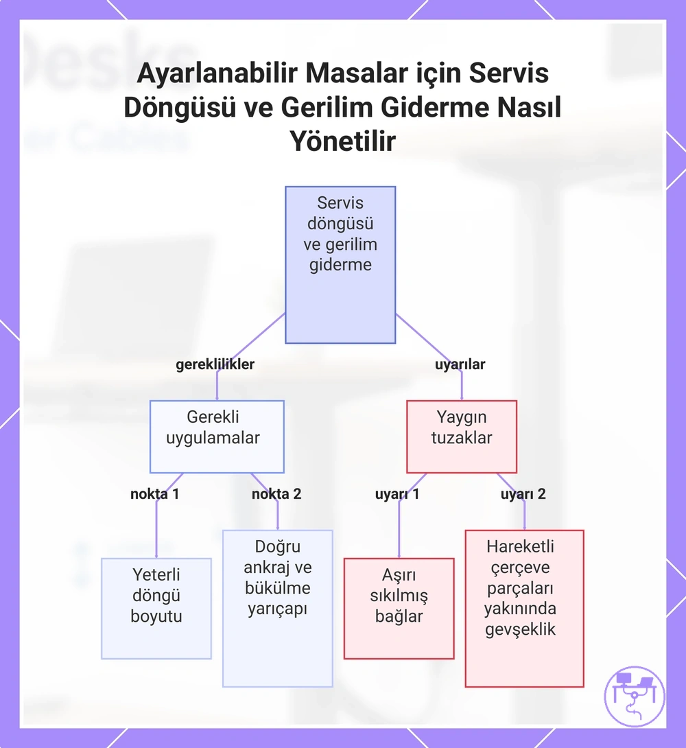 Ayarlanabilir Masalar için Servis Döngüsü ve Gerilim Giderme Nasıl Yönetilir