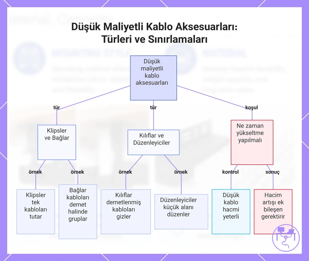 Düşük Maliyetli Kablo Aksesuarları: Türleri ve Sınırlamaları