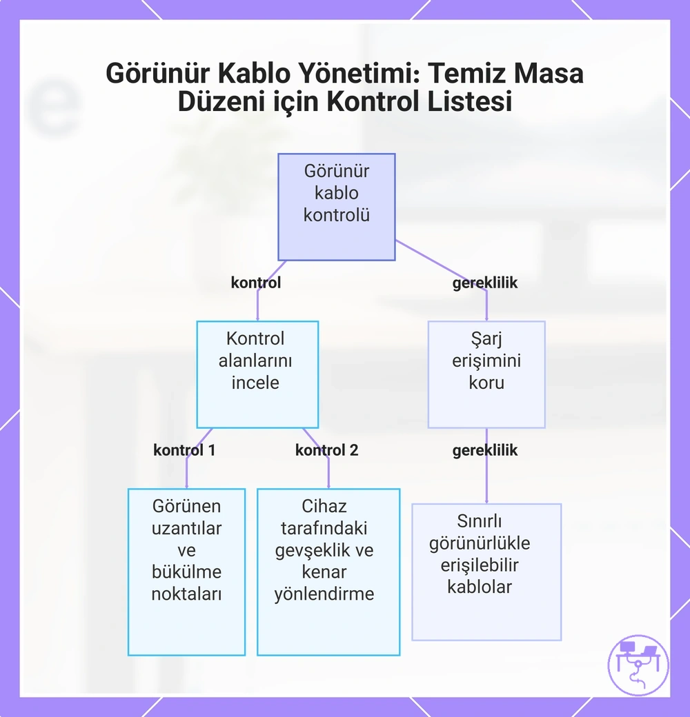 Görünür Kablo Yönetimi: Temiz Masa Düzeni için Kontrol Listesi