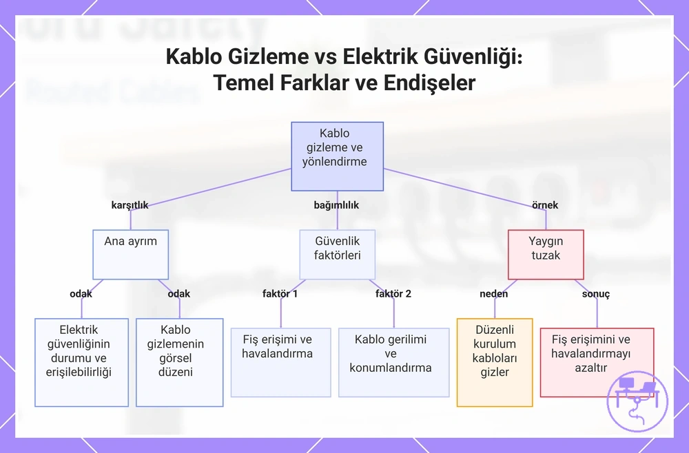 Kablo Gizleme vs Elektrik Güvenliği: Temel Farklar ve Endişeler