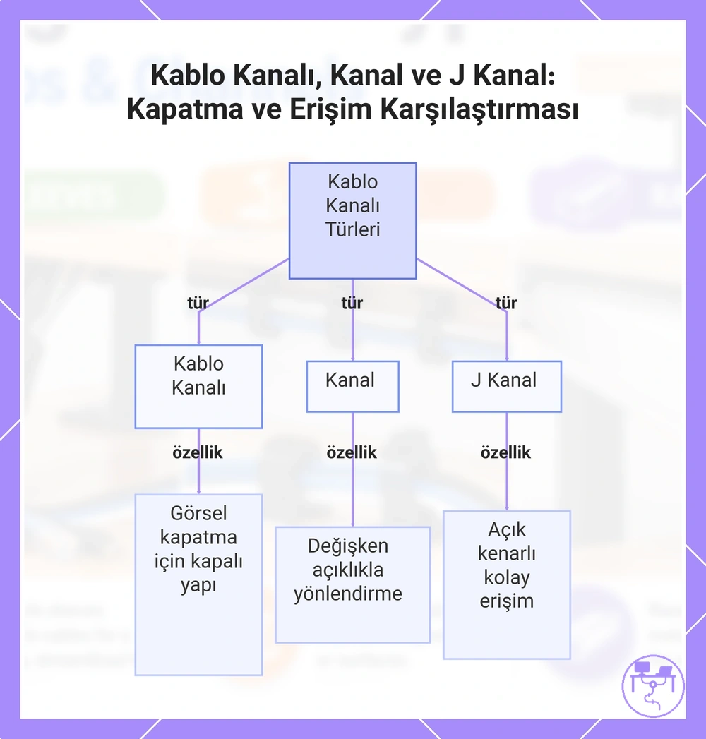 Kablo Kanalı, Kanal ve J Kanal: Kapatma ve Erişim Karşılaştırması