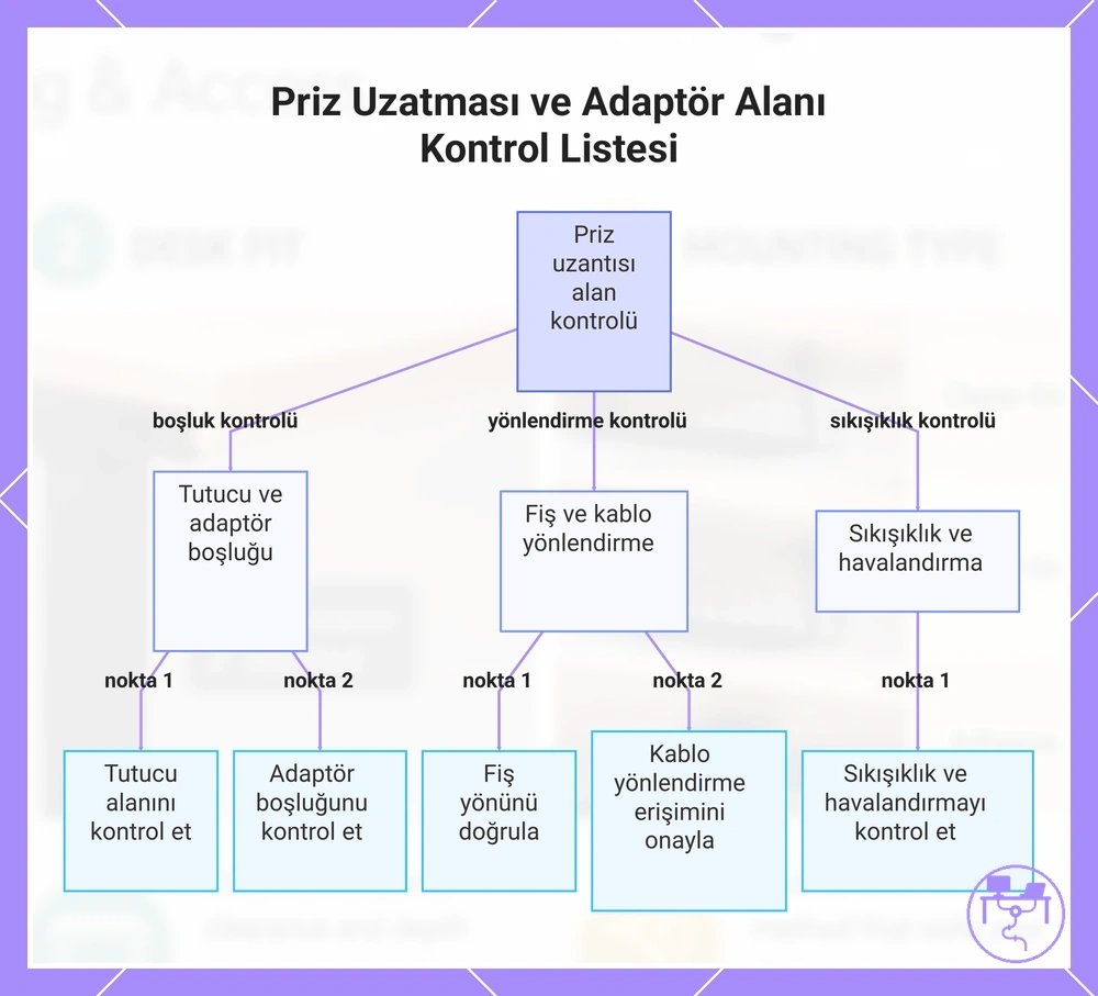Priz Uzatması ve Adaptör Alanı Kontrol Listesi