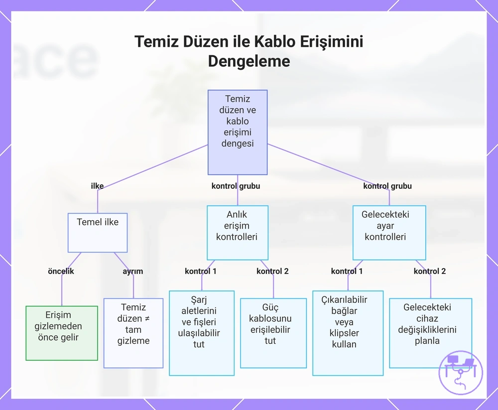 Temiz Düzen ile Kablo Erişimini Dengeleme